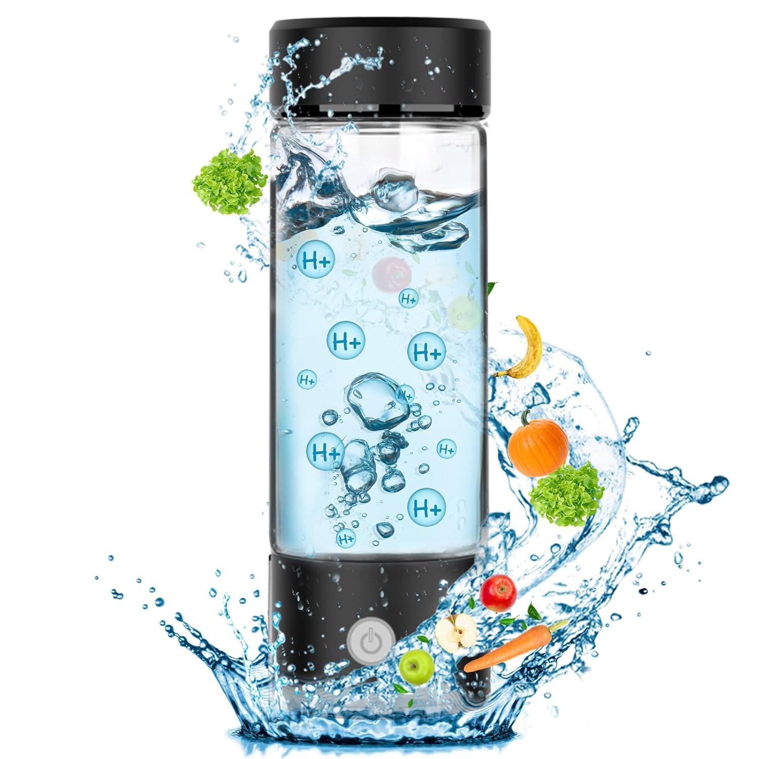 Fakllod Hydrogen Water Bottle Generator – Portable Rechargeable Ionizer for Health & Hydration